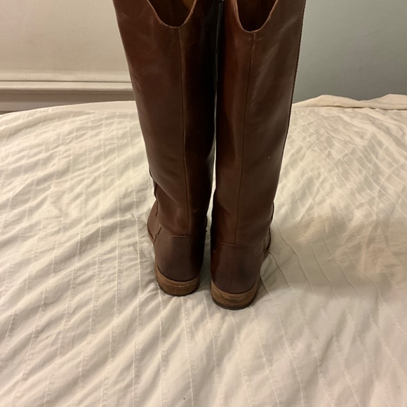 Korkease, tall leather boots, dark brown, very good condition, size 8.5 - Picture 3 of 7